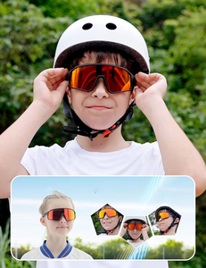 Lunettes de soleil de sport interchangeables, logo OEM personnalisé, verres à revêtement coloré, photochromiques, lunettes de sport d'extérieur, lunettes de cyclisme - Product Image 4