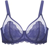 KOSTENLOSE MUSTER Halb gepolsterter Damen-BH mit Bügel Semi-leichter, gepolsterter, verstellbarer Schultergurt-BH