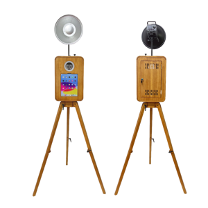 2025 nouveau modèle DSLR rétro en bois iPad <span class=keywords><strong>Photo</strong></span> <span class=keywords><strong>Booth</strong></span> 12.9 pouces iPad <span class=keywords><strong>Photo</strong></span> <span class=keywords><strong>Booth</strong></span> fête et événement - Product Image 2