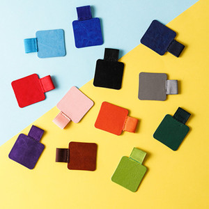 Porte-stylo en cuir PU auto-adhésif avec manchon élastique pour stylo à tablette Accessoire fixe pour ordinateur portable et calendrier - Product Image 3