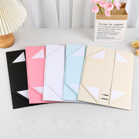Boîte cadeau pliante magnétique personnalisée, nouveau design, grand logo, en carton, vide, avec fermeture magnétique