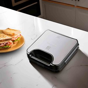 Grille-sandwich 750W en acier inoxydable à double fente pour griller les sandwichs - Product Image 6