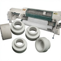Rouleau de guidage de fil, guide-œillet en céramique, structure en céramique d'alumine industrielle pour machines textiles, pièces en céramique