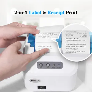 kabelloser kontakt wlan 3 zoll etikettendrucker kleiner tintenloser barcode-thermoaufkleber-drucker