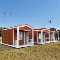 Casa Contenedor de Acero Prefabricada, Impermeable, de Construcción Rápida, para Vivienda Temporal o Uso Vacacional