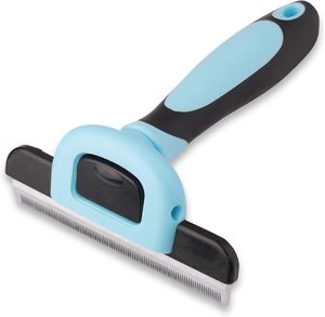Peine para Peluquería Canina al por Mayor, Cepillo Quita Pelos de Mascotas, Peine de Acero Inoxidable Reutilizable Sencillo para Peluquería Canina, Venta a Granel - Product Image 1