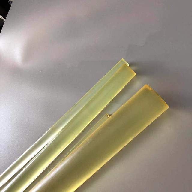 Light Yellow Engineering Plastic Polyurethane/PU Plastic Rod Virgin Material 120mm Diameter Good Machine Quality Easy to Process