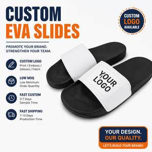 Tongs antidérapantes à bout ouvert en PVC avec logo personnalisé et claquettes de club d'équipe - Automne-Été - Product Image 1