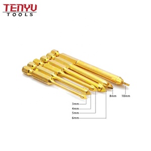 6 Chiếc Mũi Khoan Gạch Thủy Tinh Đầu Đơn Cacbua Thay Đổi Nhanh Chuôi Lục Giác Tráng Titan - Product Image 4
