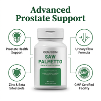 Complément Naturel de Palmier Nain (Saw Palmetto) OEM/ODM : Soutient la Santé de la Prostate, le Flux Urinaire, le Zinc, les Bêta-Sitostérols – Vitalité et Santé Masculine Adulte