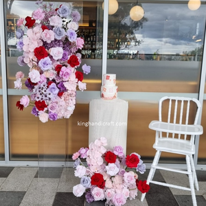 แท่นวางไม้สำหรับงานอีเวนต์ |   อุปกรณ์ตกแต่งงานปาร์ตี้สำหรับเค้ก ดอกไม้ และการนำเสนอสินค้า - Product Image 6