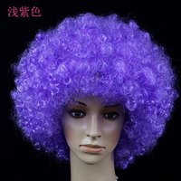 Perruque Afro Clown de Qualité Supérieure SHC pour Adulte, Idéale pour Halloween, Football/Soccer, Soirée Déguisée et Souvenir