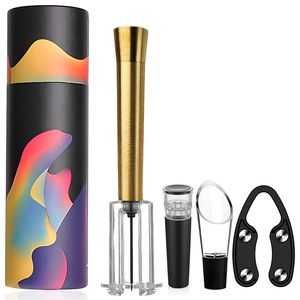 ที่เปิดขวดไวน์แบบพกพา IStapromo สำหรับคนรักไวน์ ที่เปิดขวดไวน์แบบใช้ลม ทำจากอลูมิเนียมอัลลอยด์ ดีไซน์สร้างสรรค์ - Product Image 6