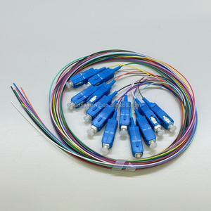 Pigtail de Fibra Óptica Monomodo SC/UPC de 12 Núcleos con Baja Pérdida de Inserción, LSZH, 0.9mm, 1.5M, Varios Colores Opcionales para Empalmes FTTH ODF - Product Image 3