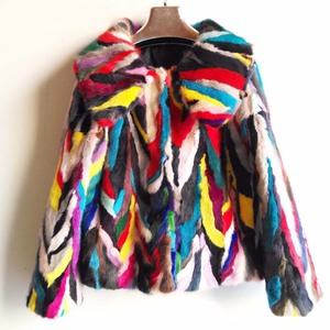 Abrigo de Piel de Visón Auténtico para Mujer <span class=keywords><strong>2023</strong></span>, Chaqueta de <span class=keywords><strong>Invierno</strong></span> con Parches de Piel de Visón, Abrigo de Algodón, Venta al por Mayor, Envío Directo, <span class=keywords><strong>Abrigos</strong></span> de Piel Auténtica para Mujer - Product Image 1