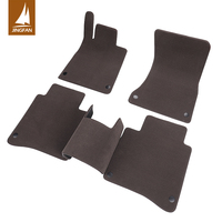 Para I20 Elantra Tucson Civic Cr-Z alfombrillas coche de lujo para felpa nailon terciopelo impermeable antideslizante conjunto completo 12mm de espesor