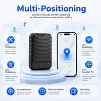 YK-K3 5000mAh 2G GSM Rastreador GPS Magnético LBS WiFi Impermeable para Vehículos y Activos con Alarma de Vibración, Reporte de Kilometraje y Actualización Remota OTA