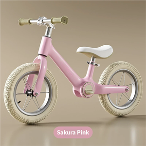 Vélo d'équilibre en métal pour enfants, pédales, âges 1-3-6, scooter auto-équilibrant, jouet pour apprendre à marcher - Product Image 4