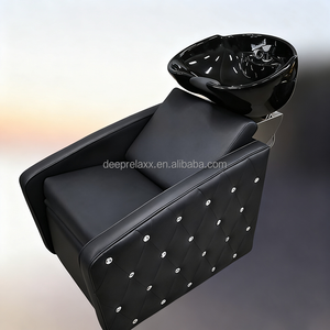 Modern Salon Equipment and Furniture Black <strong>Shampoo</strong> Chair <strong>Portable</strong> Hairdressing Backwash Chair <strong>Shampoo</strong> Basin <strong>Shampoo</strong> <strong>Sink</strong> - Product Image 1