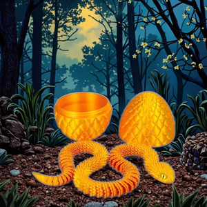 Set de Huevos de Serpiente Luminosos de Pascua - Decoración Novedosa Impresa en 3D |   Regalo Creativo y Antiestrés - Product Image 1