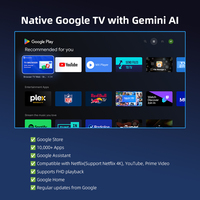 Proyector U001 Pro 4K Android 14, 2050 ANSI Lúmenes, Google TV, 1080P, Cine en Casa, LED LCD, Compatible con 3D, Estéreo Integrado, WiFi de Doble Banda
