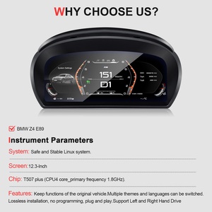 Tableau de bord numérique Navihua, tableau de bord d'origine pour BMW Série 3 E90 E91 E92 2005-2012, cockpit virtuel - Product Image 3