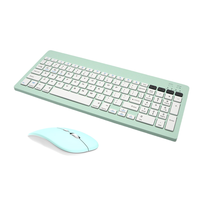 Clavier sans fil portable mini 2,4 G BT avec batterie au lithium compatible avec les ordinateurs portables iMac en stock