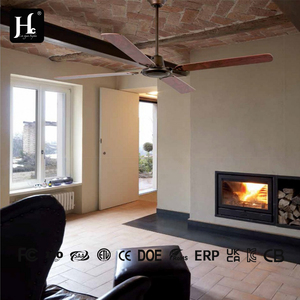 Hot selling product: 60 inch 35w decorative 5 wood blade <b>ceiling</b> fan with <b>remote</b> <b>control</b> - Product Image 3