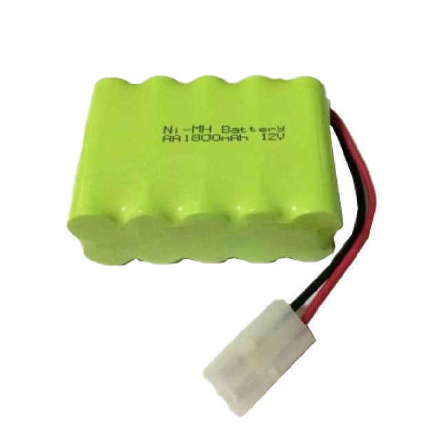 GEB Custom Ni-MH Battery 12v 1800mAh NI-MH Rechargeable AA 12V Battery Pack with Connector