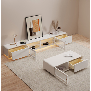 Mueble <span class=keywords><strong>de</strong></span> TV Moderno <span class=keywords><strong>de</strong></span> Lujo <span class=keywords><strong>de</strong></span> Madera para Sala <span class=keywords><strong>de</strong></span> Estar, Consola Multimedia, Soporte <span class=keywords><strong>de</strong></span> TV, Mueble para Televisor, Venta al por Mayor - Product Image 4