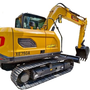 Nouvelle mini-excavatrice XE75GA avec moteur Kubota, chenilles en acier, modèle XE75 à Shanghai - Product Image 2