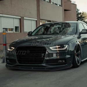 สปอยเลอร์กันชนหน้ารถยนต์ ฝาครอบป้องกันกันชนหน้า สำหรับ Audi A4 B8 B8.5 2009-2012 ชุดแต่งรถยนต์ - Product Image 4