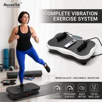 Titreşimli Ayakta Kullanılan İnce Plaka Egzersiz Aleti Kilo Verme Ürünü Fitness Tüm Vücut Aleti Mini Güçlü Masaj 3D Platform