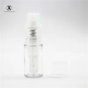 Leere ombre nagelmittel gelbe pulverspray-plastik 14 ml glitzer-duster-sprühflasche leerer nachfüllbarer glitzer-spender für nägel