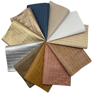 Crocodile Back Embossed <strong>PU</strong> <strong>Leather</strong> With Aligned Spine Scales For Footwear And Handbag Bulk Production Batch - Product Image 1