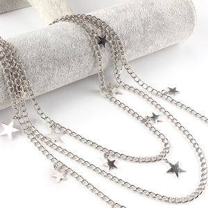 Star Multi Layered Waist <b>Chain</b> Zinc Alloy Party Fashion Body <b>Chain</b> - Product Image 4