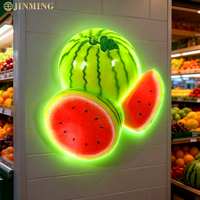 Sculpture murale en résine FRP en forme de fruits pour magasins de fruits et salons de thé - Décoration photographique et sculpture pour la prise de vue