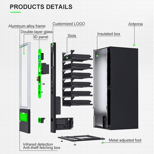 Distributore Automatico di Snack TCN per Piccole Imprese, Macchina Automatica per la Vendita di <span class=keywords><strong>Bevande</strong></span> - Product Image 6
