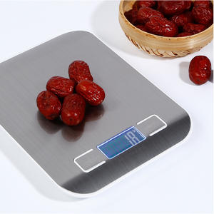 Venta Directa de Fábrica, Báscula de Cocina Electrónica de Acero Inoxidable Plana de Alta Precisión de 1g para Hornear, Básculas de Cocina Digitales - Product Image 1