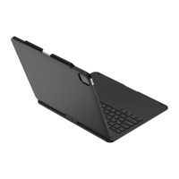 Étui pour clavier rotatif à 360 ° pour iPad (A16) 11ème gén 11 pouces 2025 et iPad 10ème gén 10.9 pouces 2022 rétro-éclairage