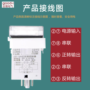 Controlador Cíclico Automático JZF-10 con Relé de Tiempo para Motor de Avance/Retroceso, Temporizadores de Base Ajustables Universales de CA/CC, Categoría de Producto - Product Image 4