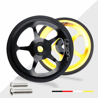 Roue facile de vélo pliant pour Brompton alliage d'aluminium CNC Easywheel ultra-léger roulement scellé roues pousseuses pièces de cyclisme