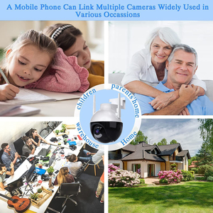 กล้องวงจรปิดกลางแจ้งอัจฉริยะ4K มีสีมองเห็นกลางคืน IP66ตรวจจับยานพาหนะของมนุษย์กันน้ำ - Product Image 3