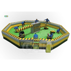Jouet gonflable interactif en chine pour l'extérieur, pièces de jeu, sans air, personnalisé, vente de base, - Product Image 1