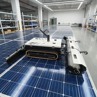 Robot de nettoyage solaire SUNNOVA L2 à tête de brosse unique de 1,2 m de large, batterie au lithium 48V 18Ah, machine de nettoyage pour l'entretien des modules photovoltaïques
