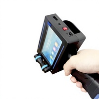 Printer Inkjet TIJ Manual Genggam 600 Dpi Tinta Cepat Kering Perangkat Penanda Digital USB untuk Pencetakan Kartu Kulit Label