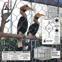Filet métallique flexible en acier inoxydable SS304 SS316 pour volières de zoo, protection anti-chute pour balcons et décorations
