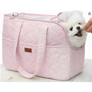 Free Sample Breathable Mesh Soft Cushion,Traveling Pets Tote <b>Purse</b> Picnic Outdoor (Pink, <b>Medium</b>) - Product Image 4