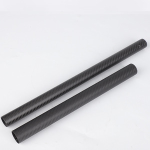 Factory Direct High Quality Carbon Fiber Hollow Pipe Tubing 3k Carbon Fiber Tubing with 100% C Content - Product Image 1
