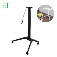 Pied de table hydraulique réglable en aluminium DIHAO, durable, pour base de table moderne réglable manuellement (portable et mobile)